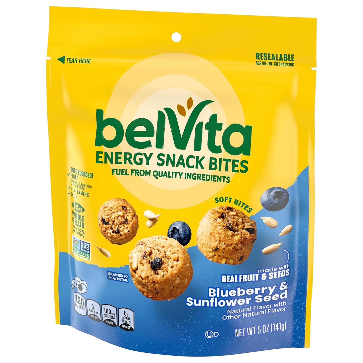 belVita Blueberry Sunflower Soft-Baked Bites – Better-For-You Swap for Cookies and Candy Bars