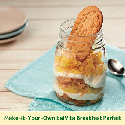 belVita Breakfast Bars Golden Oat Value Pack — No Artificial Sweeteners or HFCS for a Cleaner Morning Routine