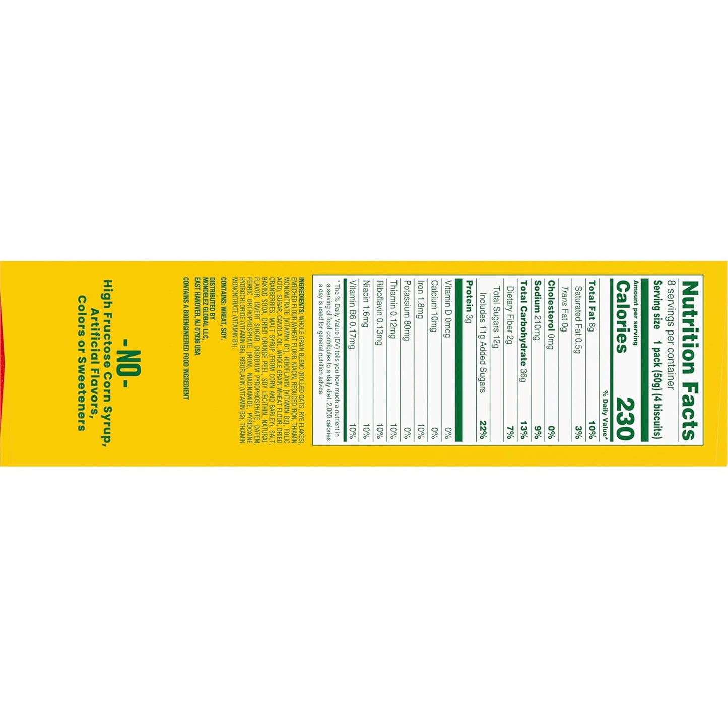 belVita Cranberry Orange Breakfast Biscuits – Grab-and-Go Commute Fuel for Back-to-Back Meetings, 14.08 oz Box