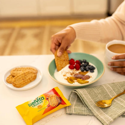 belVita Cranberry Orange Breakfast Biscuits – Grab-and-Go Commute Fuel for Back-to-Back Meetings, 14.08 oz Box