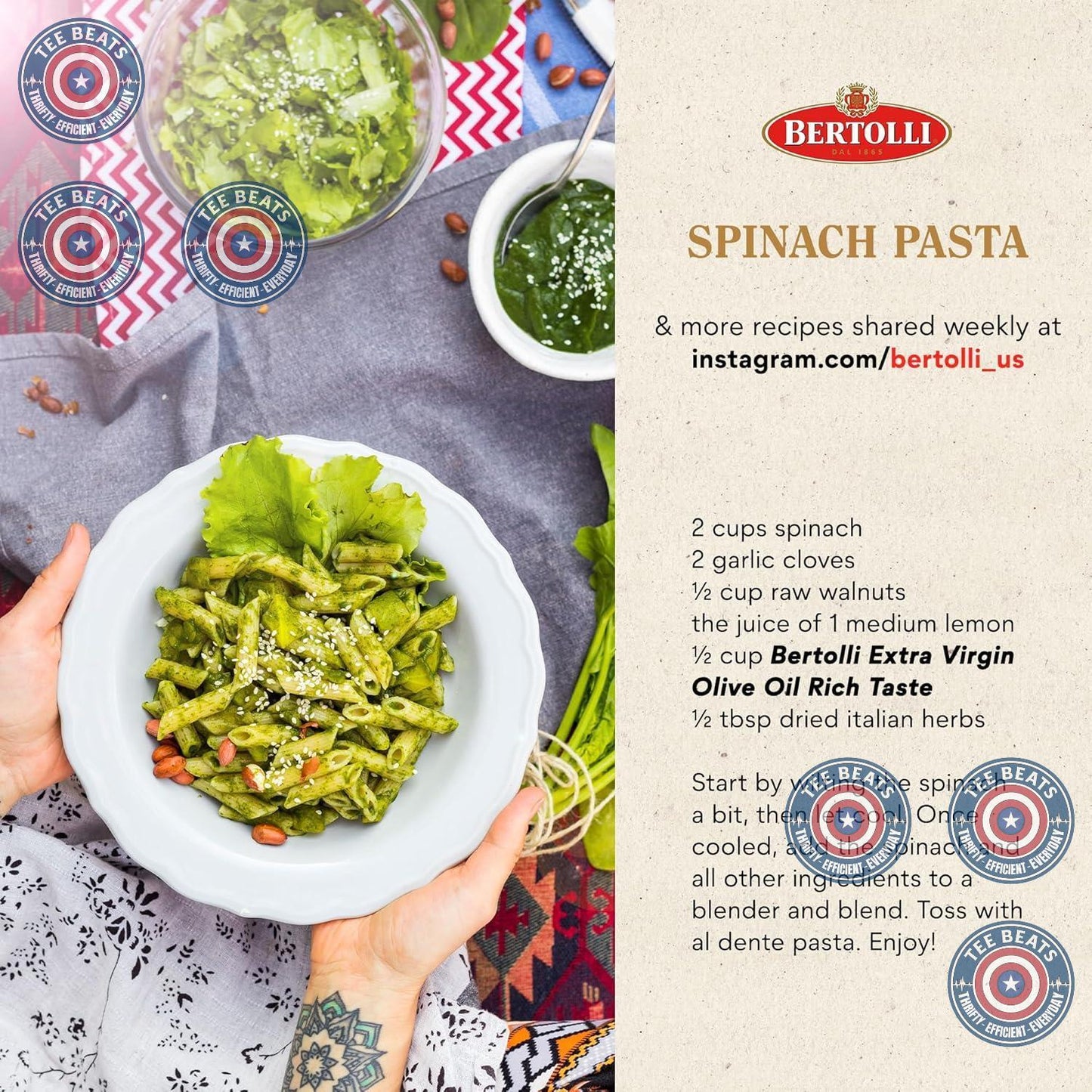 Bertolli Extra Virgin Olive Oil Rich Taste 32 fl oz – Elegant Hostess Gift for Dinner Party Hosts