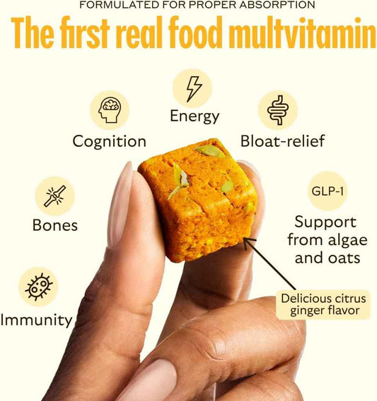 GEM Daily Bites – One-Bite Multivitamin for a Clutter-Free Counter, Vegan Trial Pack of 7