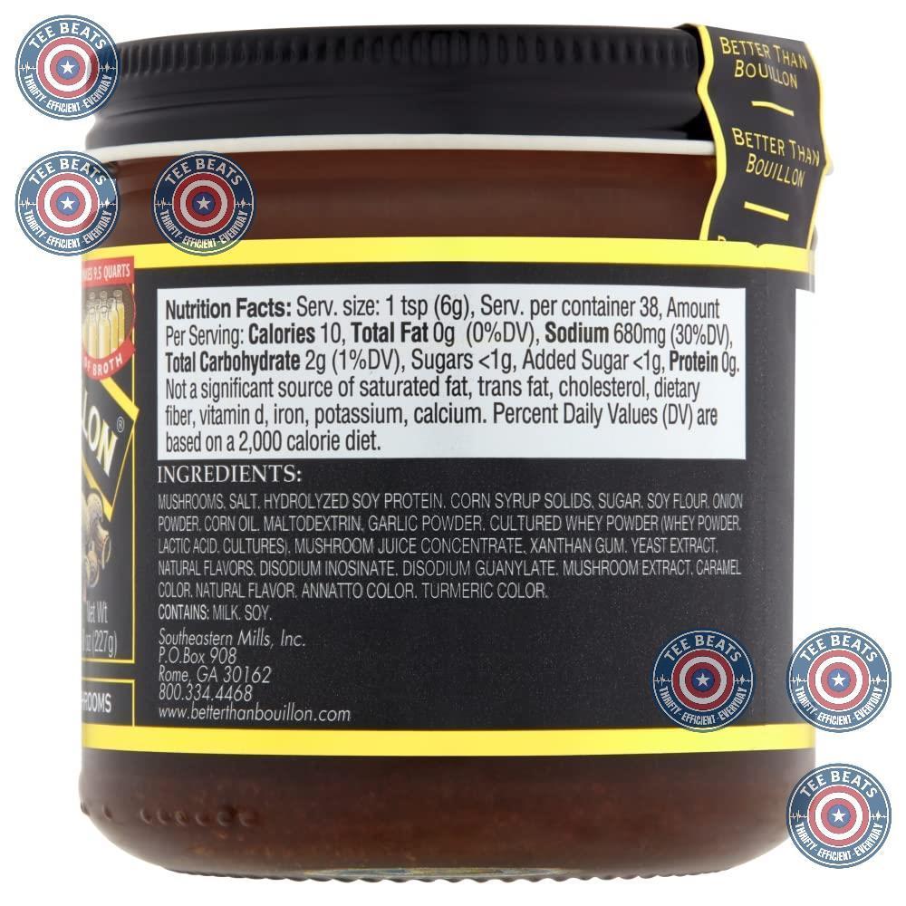 Better Than Bouillon Premium Mushroom Base – Streamlined Pantry Solution for Busy Cooks