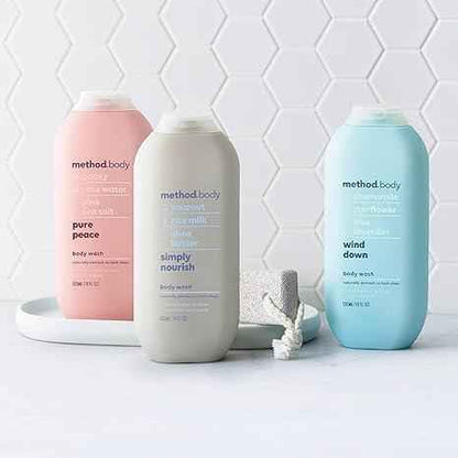 Method Body Wash, Pure Peace – Spa-Like Self-Care Shower Gel for the Primary Bathroom