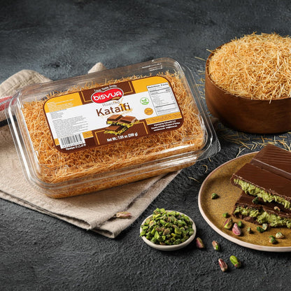 BISVUA Turkish Kadayif 200g – Artisan Pre-Toasted Kataifi for High-End Kunafa, Knafeh & Gourmet Pastry Creations