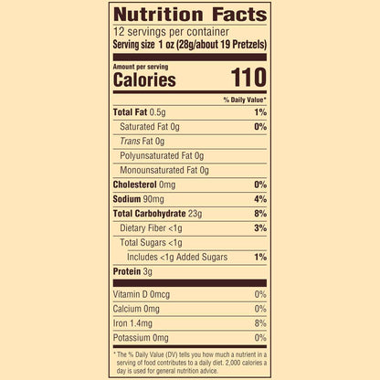 Snyder's of Hanover Peanut-Free Mini Pretzels – Allergy-Safe Snack for Nut-Free Classrooms