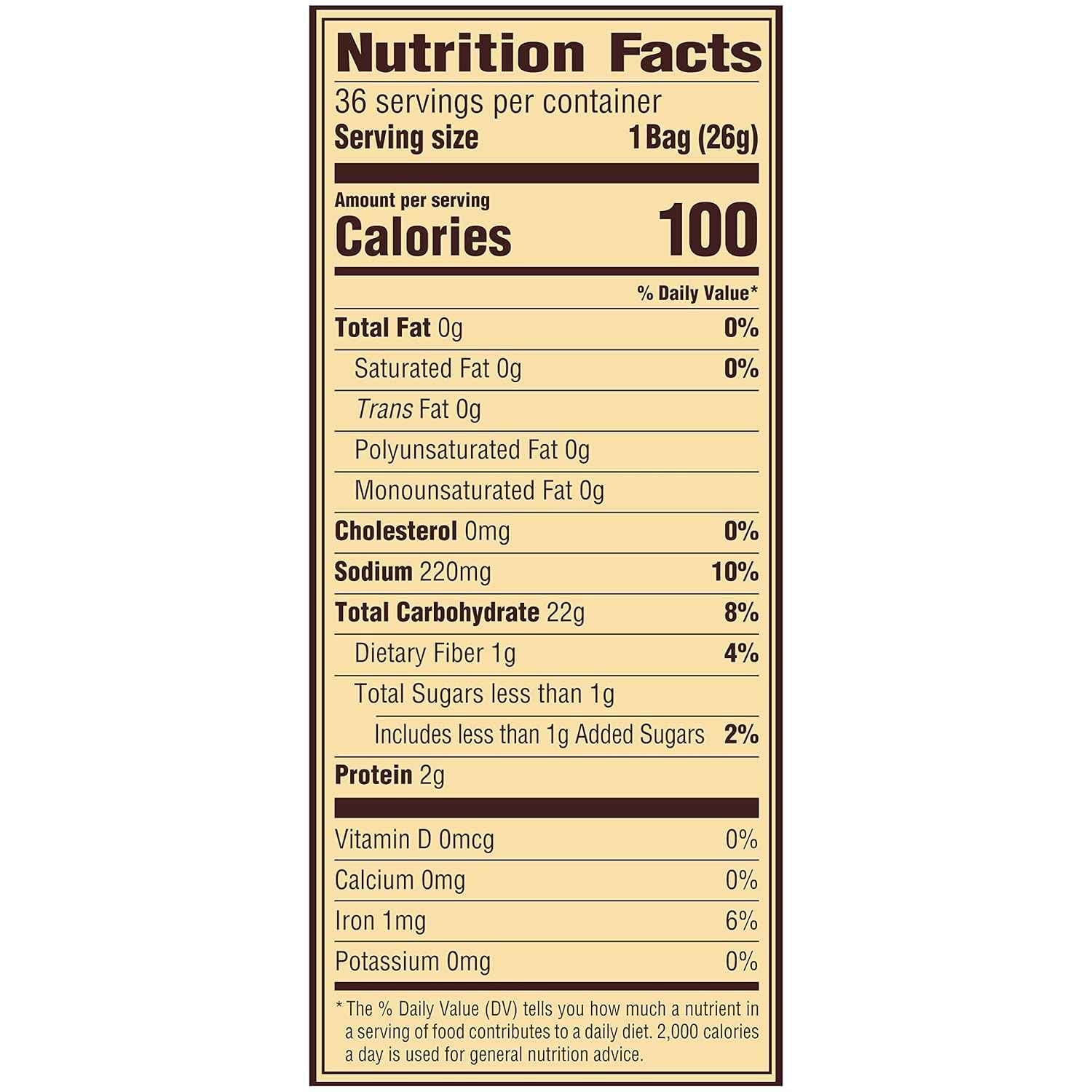 Snyder's of Hanover Mini Pretzels 100 Calorie Packs – Nut-Free School Lunch Snack for Kids, 36 Ct