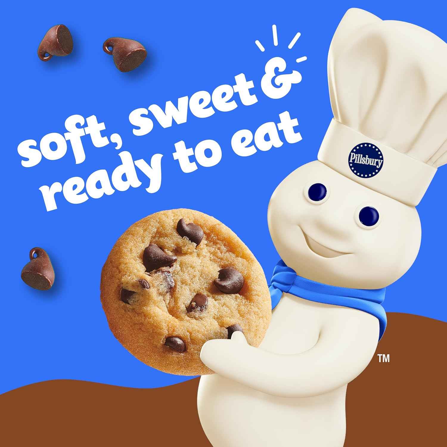 Pillsbury Mini Soft Baked Cookies – Travel-Friendly Grab-and-Go Cookie Snack Bags for Hiking, Car Rides & Outdoor Adventures