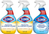 Clorox Disinfecting Cleaner Bundle – Child-Safe Home Disinfection Without Bleach Fumes, 2-Pack for Kitchens and Bathrooms