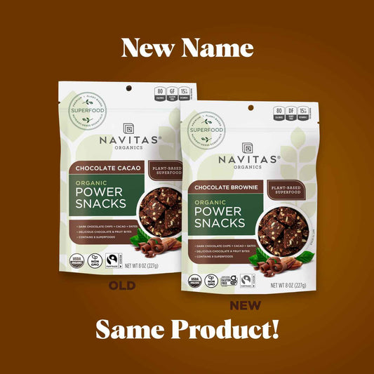 Navitas Organics Cacao Goji Power Snacks – Allergen-Free School Lunch Box Snack for Kids, 8 oz Resealable Pouch