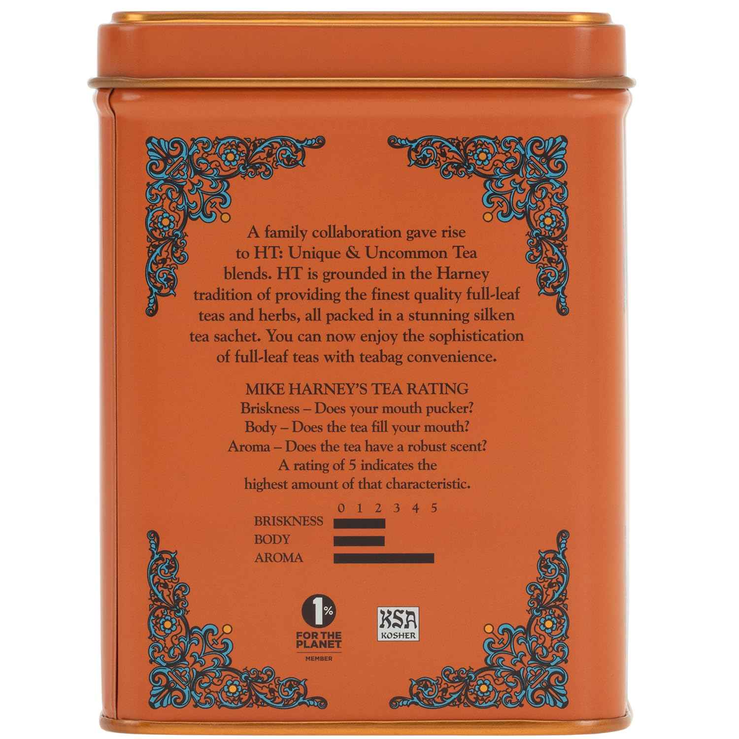 Harney & Sons Hot Cinnamon Sunset Black Tea Tin – Premium Birthday Gift for Mom, Ready-to-Give Spiced Tea Sampler