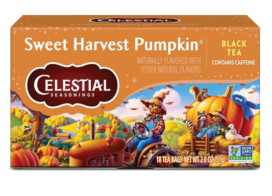 Celestial Seasonings Nutcracker Sweet Black Tea – Simple Seasonal Pantry Staple with Understated Holiday Artwork