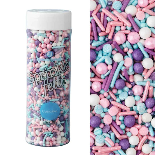 Sweets Indeed Sprinklefetti Colorful Cupcake Sprinkles for Kids Birthday Parties – Fun Topping for Cookies, Cakes, and Ice Cream Sundaes