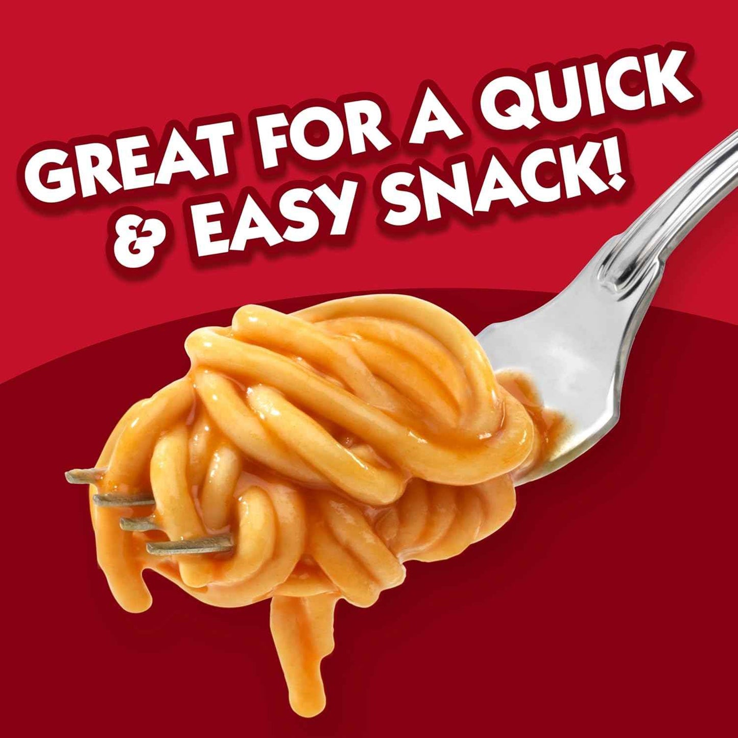 Campbell's Canned Spaghetti for Solo Living Pantry, Standalone Can Meal for Independent Adults