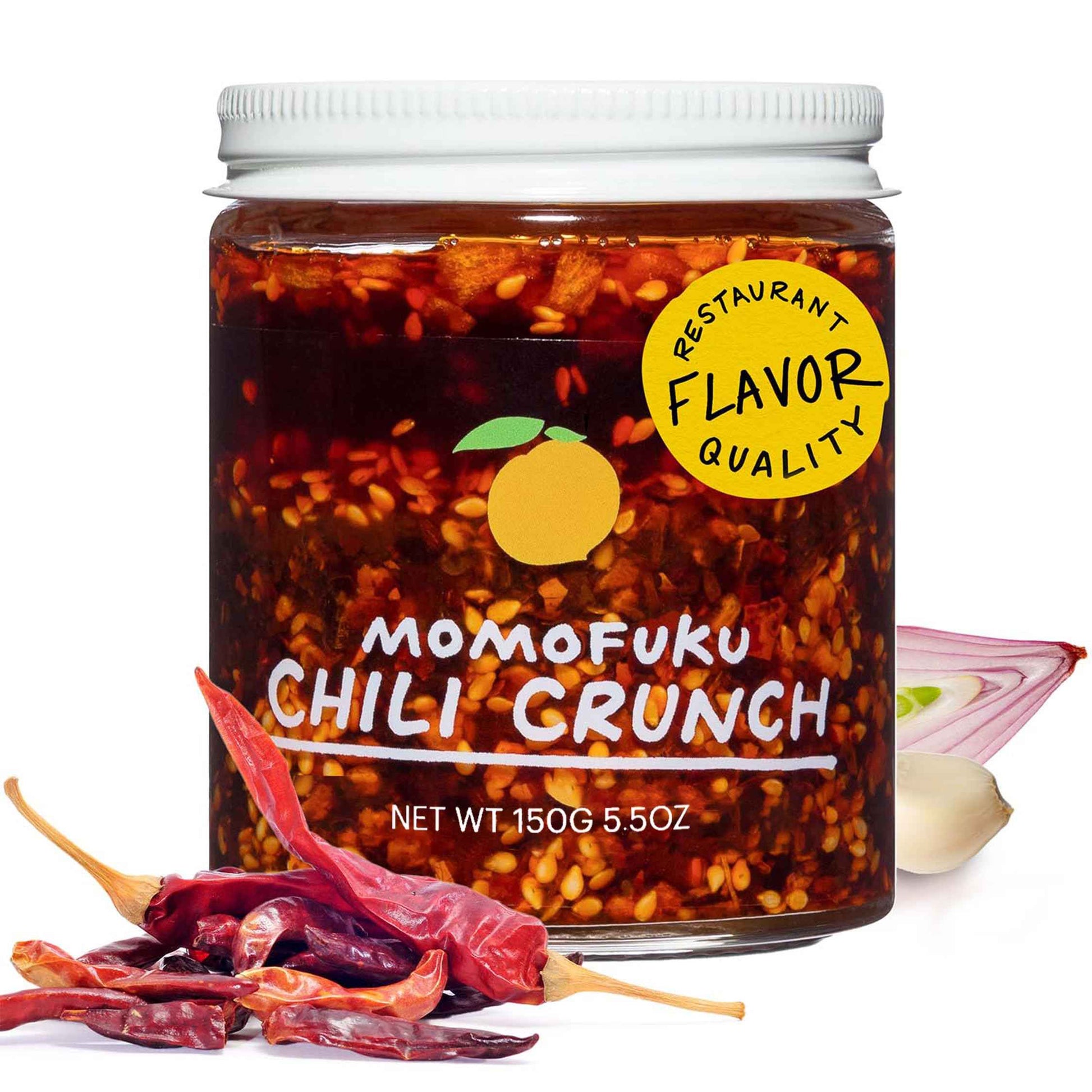 Momofuku Chili Crunch by David Chang – Gourmet Housewarming Gift for Foodies, Premium Chili Oil in Elegant 5.5 oz Jar