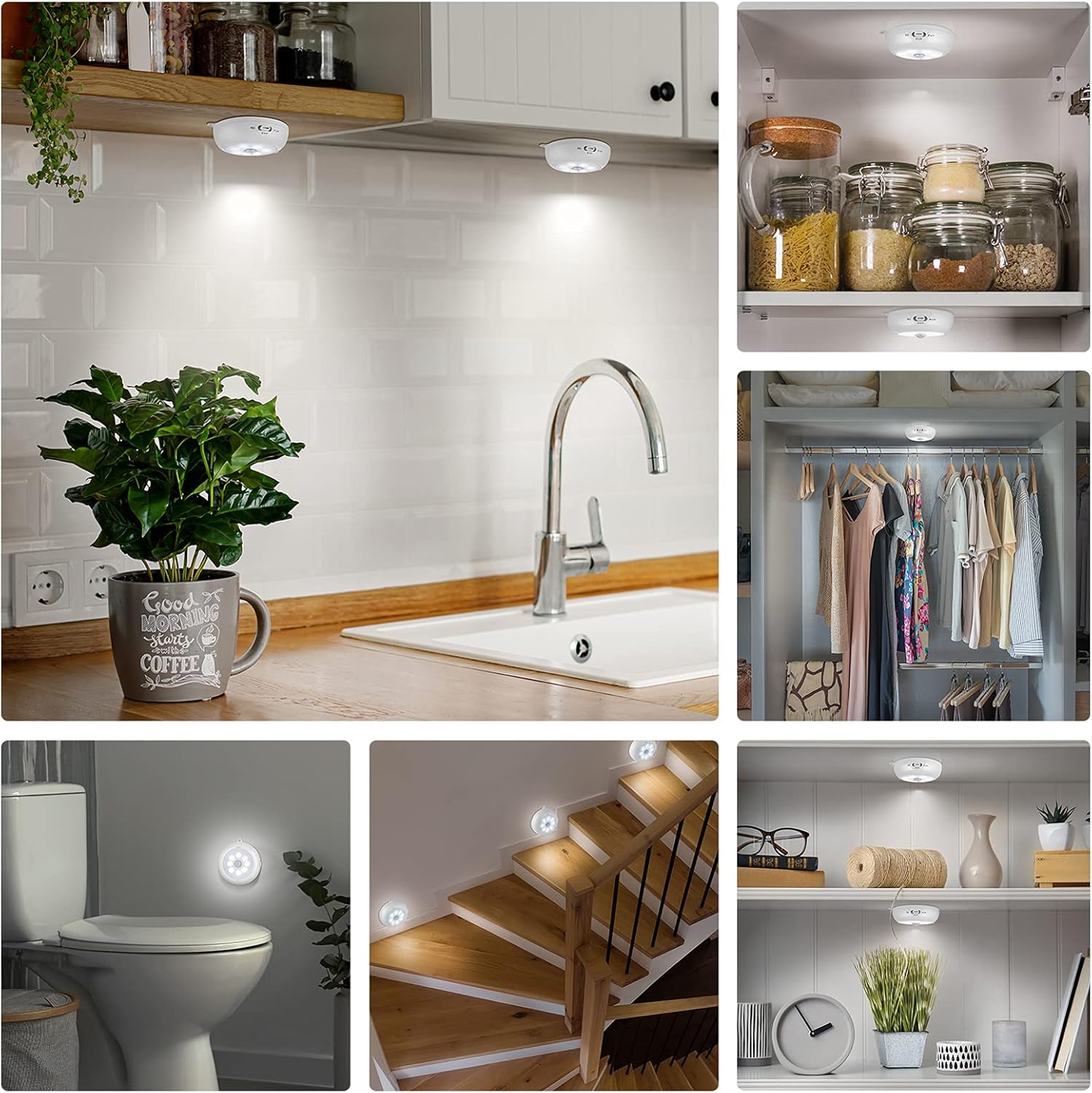 BLS Battery Powered Ceiling Light – Safe, Smoke-Free Lighting for Kids' Bedrooms and Hallways