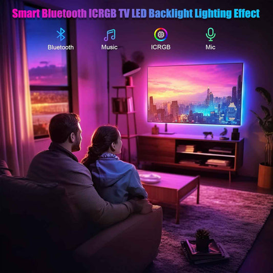 PANGTON VILLA TV LED Backlight – Family Friendly Bias Light for Playroom Movie Time, USB Powered