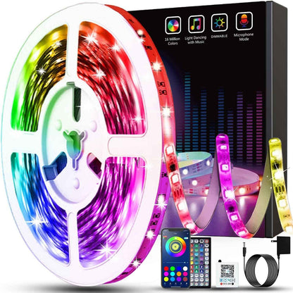Keepsmile LED Strip Lights for Kids Room and Nursery – Cool-to-Touch RGB Strip with Auto Timer and App Control