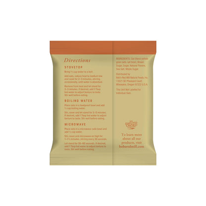 Bob's Red Mill Gluten Free Instant Oatmeal Maple Brown Sugar – Quick Commuter Breakfast for Office Mornings, 6 Pouches