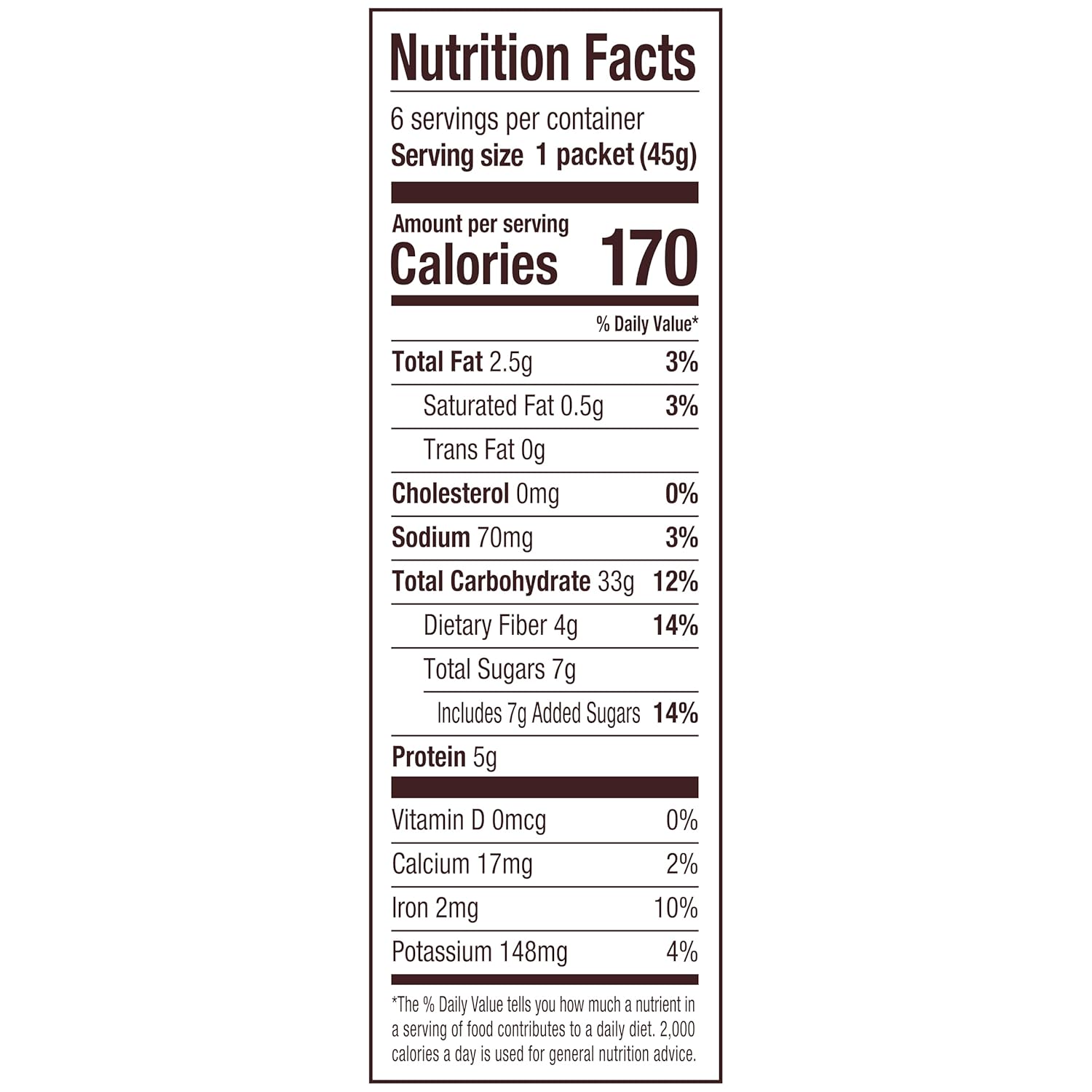 Bob's Red Mill Gluten Free Instant Oatmeal Maple Brown Sugar – Quick Commuter Breakfast for Office Mornings, 6 Pouches