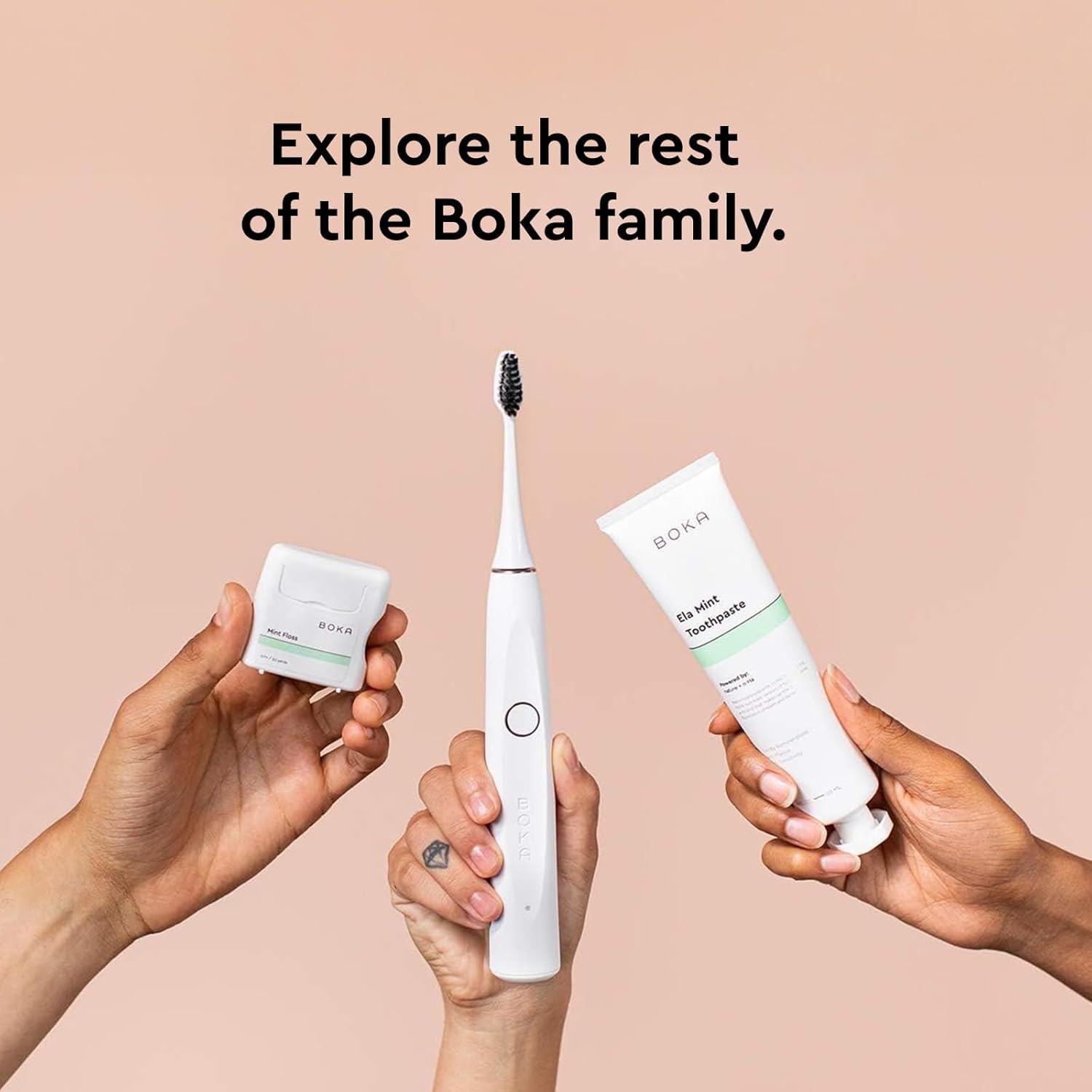Boka Fluoride Free Nano Hydroxyapatite Toothpaste – Spa Inspired Sensitive Teeth Care for Nightly Wind Down