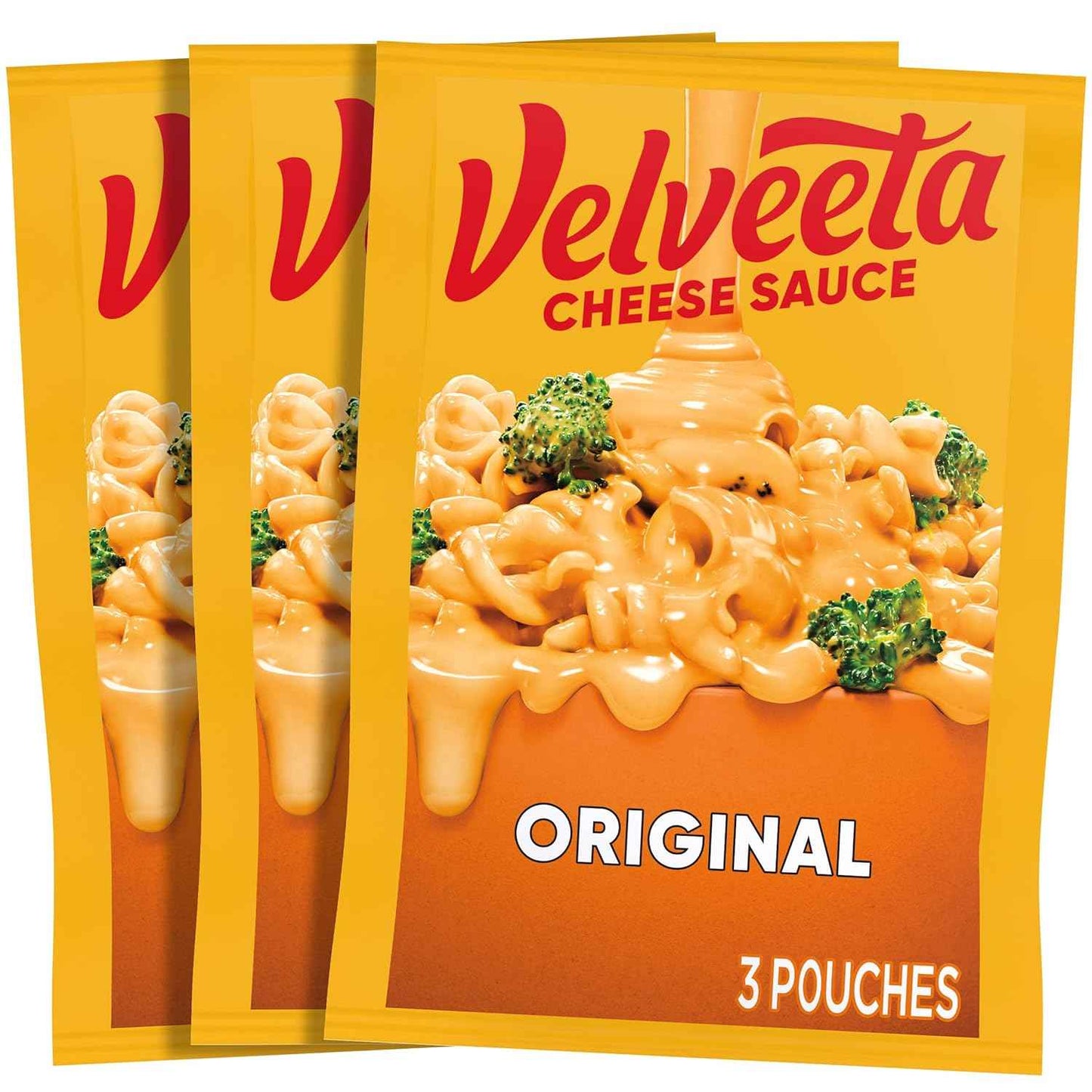 Velveeta Original Cheese Sauce Pouches – Portable Cheese Sauce Packets for Outdoor Dining, Patio Parties, and Casual Gatherings