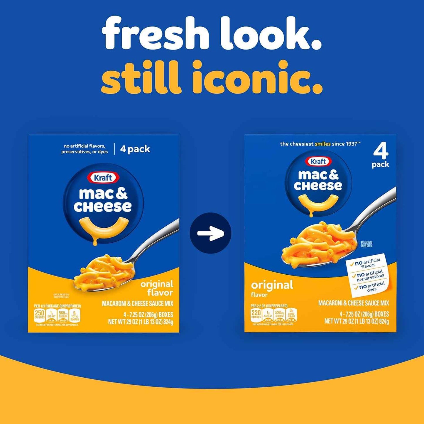 Kraft Original Mac & Cheese Simple Pantry Staple, One-Box Stovetop Dinner