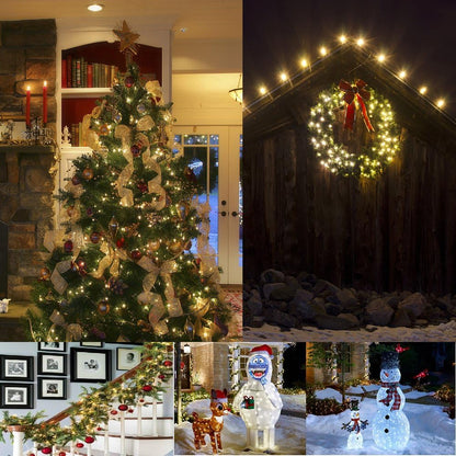 [Brand] Battery String Lights 50 LED – Weatherproof Outdoor Lights for Bushes, Fences and Pergolas