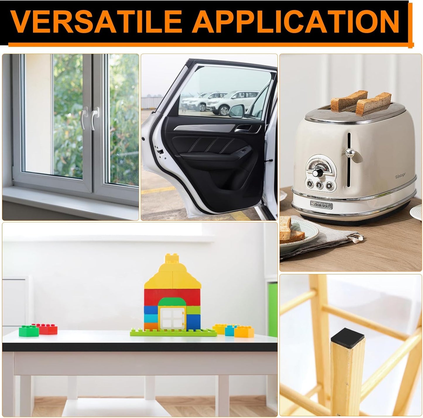 [Brand Name] Door Weather Stripping – Low-Profile Foam Tape for Clean, Uncluttered Door and Window Frames