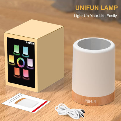 [Brand Name] Flameless Touch Night Light for Bedroom and Bathroom, Waterproof Rechargeable Lamp with Cool Surface and No Fire Risk
