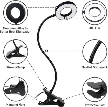 [Brand Name] Kids Study Lamp – Safe Clip On Light for Children Bedroom and Homework Desk, Cool to Touch LED