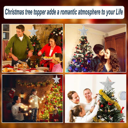 [Brand Name] Snowman Tree Topper with Ceiling Projection – Family-Safe Christmas Eve Magic, No Flame No Drips