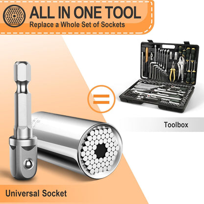[Brand Name] Universal Socket Tool - Portable Drill Attachment for On the Go Auto Repair and Job Site Fixes