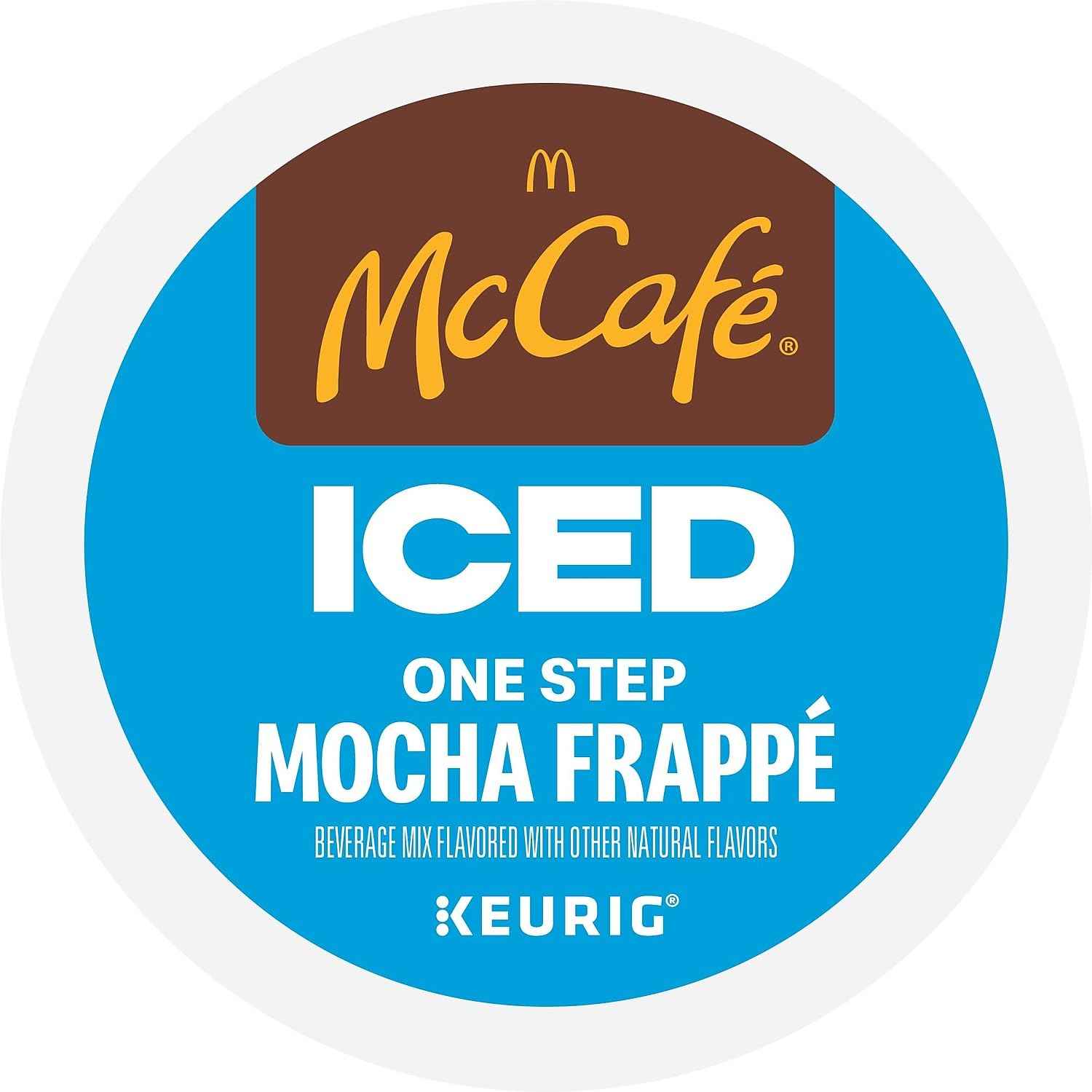 McCafe Iced Mocha Frappe Pods for Patio Entertaining, Keurig Single Serve, 20 Count