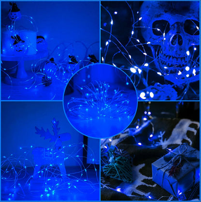 Brightever LED Fairy Lights – Living Room Aesthetic Accent, 2 Pack 33FT Twinkle String Lights Battery Powered
