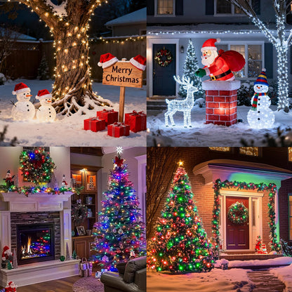 Brightown RGB String Lights 98.4ft – Thoughtful Housewarming Gift for Women and Men with Remote, Timer & Music Mode