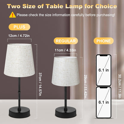 BRIGHTY — Calming Cordless Night Lamp for Bedtime Wind-Down Routine, Warm 3000K Light with Stepless Dimming