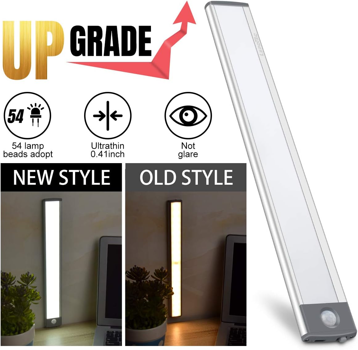 Brilliant Evolution Motion Light Bar – Thoughtful Housewarming Gift for New Homeowners, Rechargeable Renter-Friendly LED