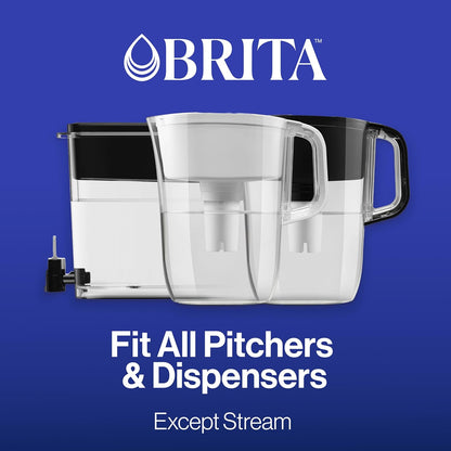 Brita Elite Water Filter Replacements for Pitchers and Dispensers – Better-Tasting Water for the Home Office and Study Desk