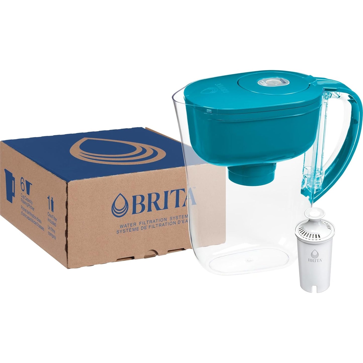 Brita Metro Water Filter Pitcher – Reliable Hydration for Home Office Focus