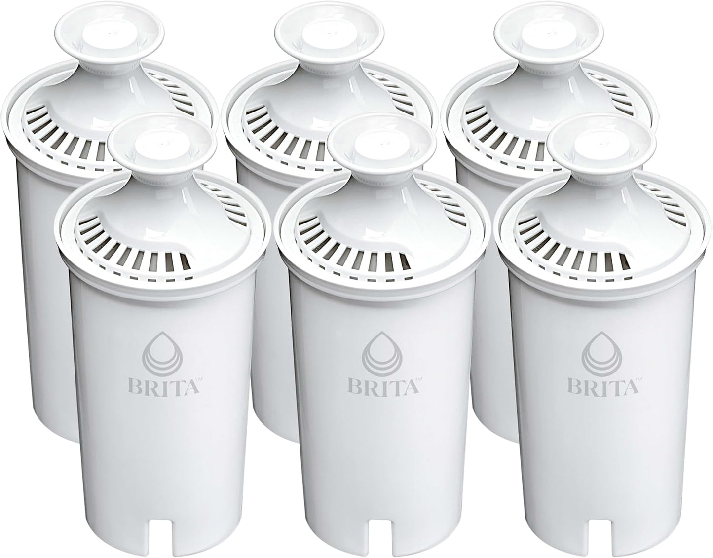 Brita Replacement Water Filter 6-Pack – Pure Drinking Water for Clean-Living Homes and Wellness Routines