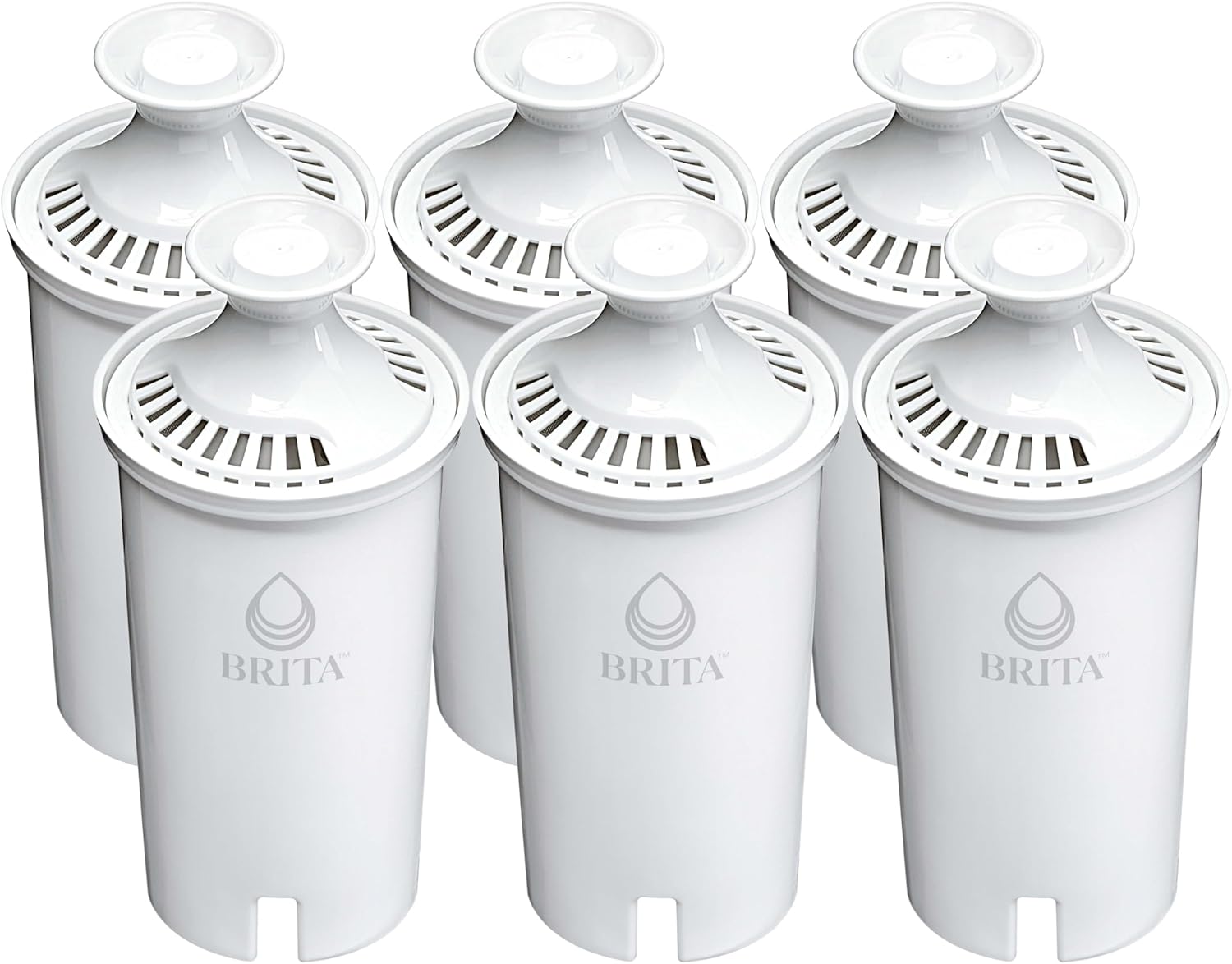 Brita Replacement Water Filter 6-Pack – Pure Drinking Water for Clean-Living Homes and Wellness Routines