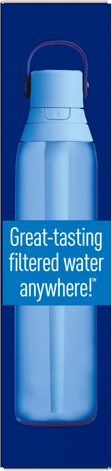 Brita Water Bottle Filters for Outdoor Adventures – Travel-Ready Refill Cartridges, 40-Gallon Lifespan, Pack of 3