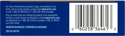 Brita Water Bottle Filters for Outdoor Adventures – Travel-Ready Refill Cartridges, 40-Gallon Lifespan, Pack of 3