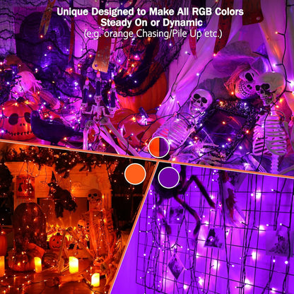 BrizLabs Color Changing Fairy Lights – Living Room Ambiance with 490+ Dynamic Modes