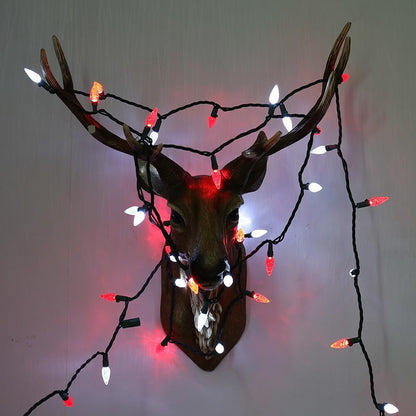Brizled Connectable C5 Lights – Durable Outdoor Roofline, Porch, and Front Yard Holiday Display
