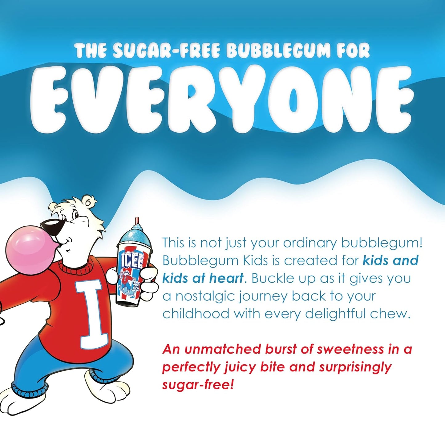 Bubblegum Kids Bubblegum Pouch – Safe Halloween Candy Bowl Filler for Trick-or-Treat, Nut-Free