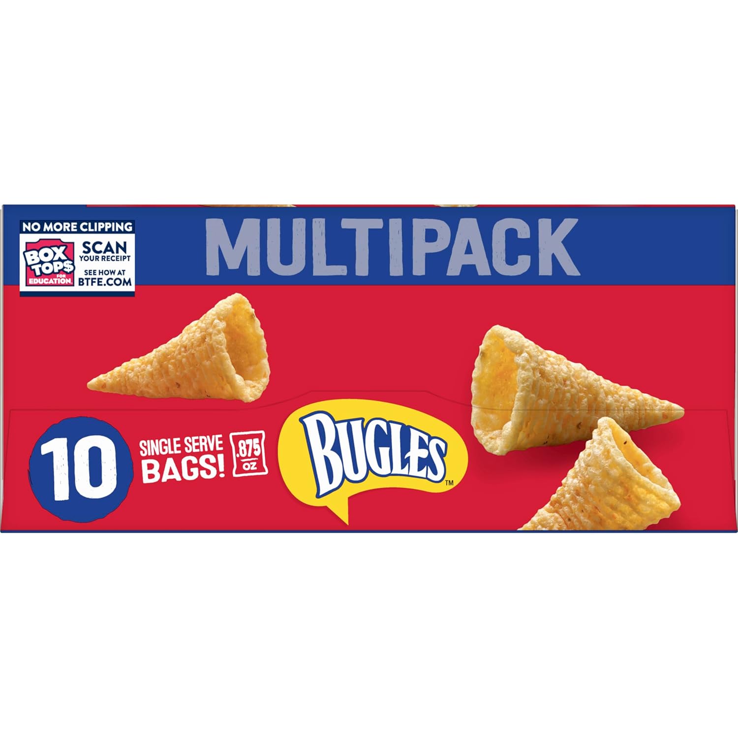 Bugles Original Corn Cone Snacks – Portable Crunchy Snack for Backyard Patios, Tailgates, and Outdoor Gatherings