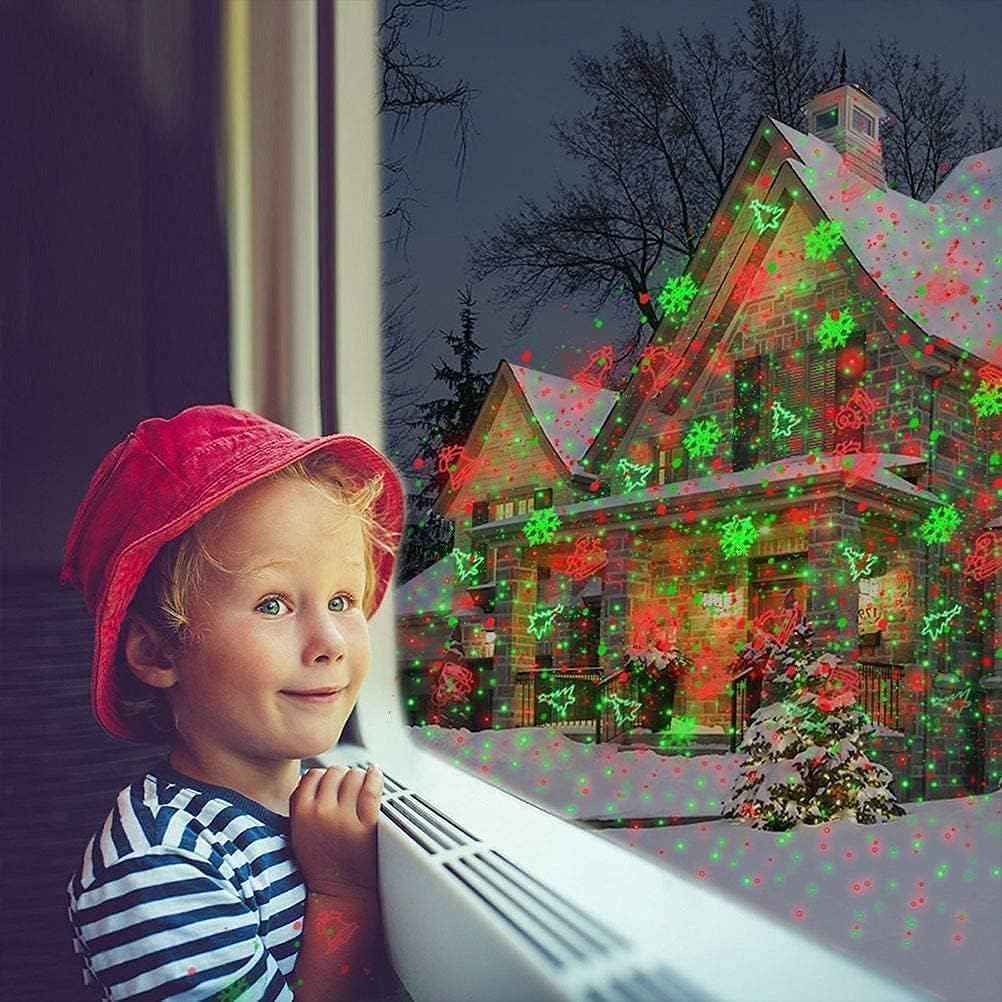 Indoor Holiday Projector Lights – Atmospheric Christmas Ambiance for Home Interiors, Wall and Ceiling Pattern Display