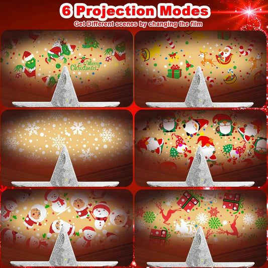 Lumichroma Star Tree Topper with LED Projector – Thoughtful Christmas Present for Neighbors and Coworkers